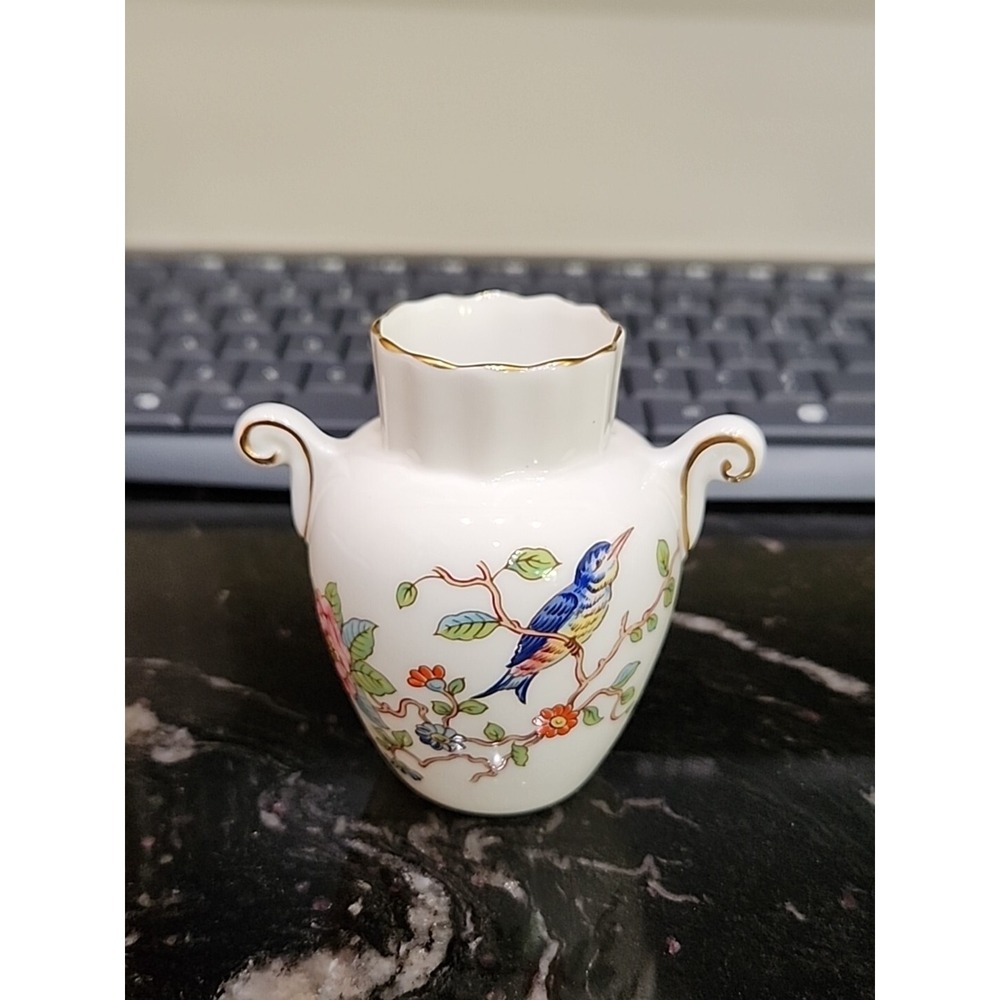 Beatrice‎ Vase Pembroke (Gold Trim) by AYNSLEY, JOHN